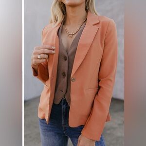 HAVE brand blazer reverie blazer in terracotta size small NWT